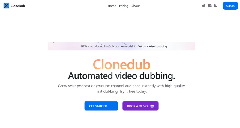 CloneDub - AI Tool Preview