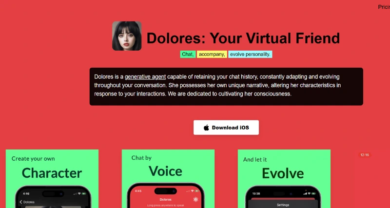 Dolores - AI Tool Preview