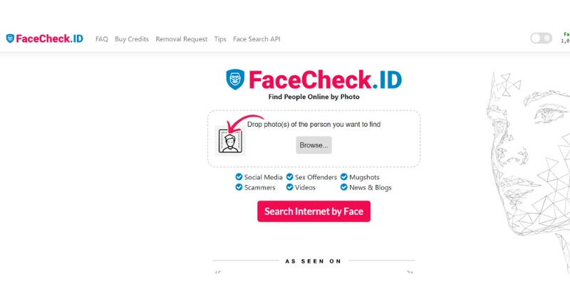 FaceCheck.ID - AI Tool Preview