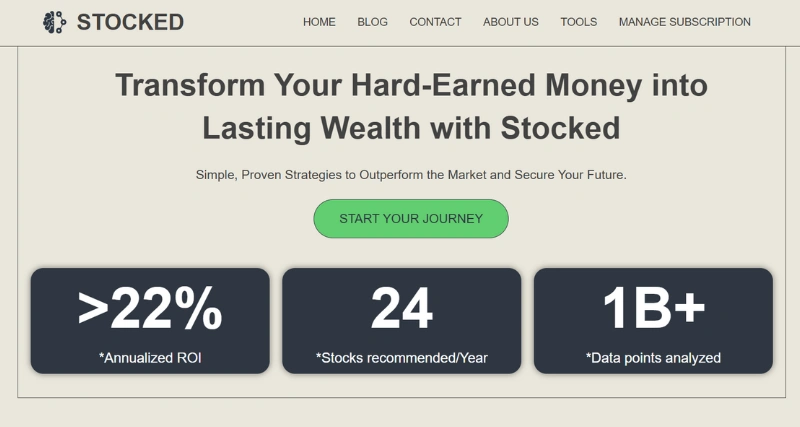 Stocked - AI Tool Preview
