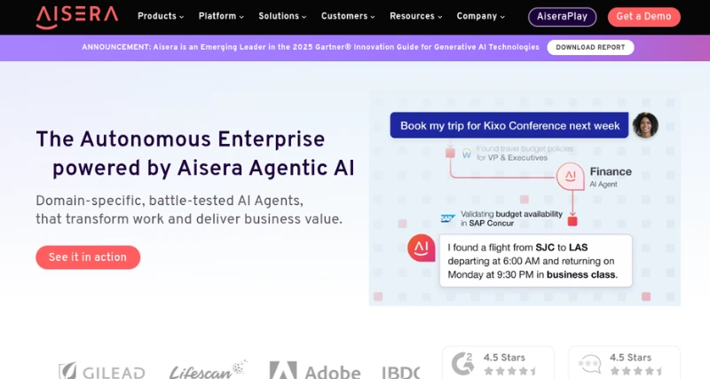 Aisera - AI Tool Preview