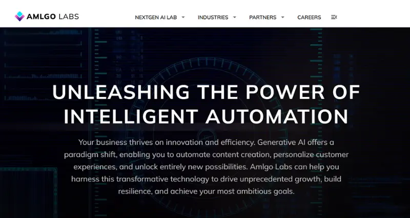 AMLGO LABS - AI Tool Preview