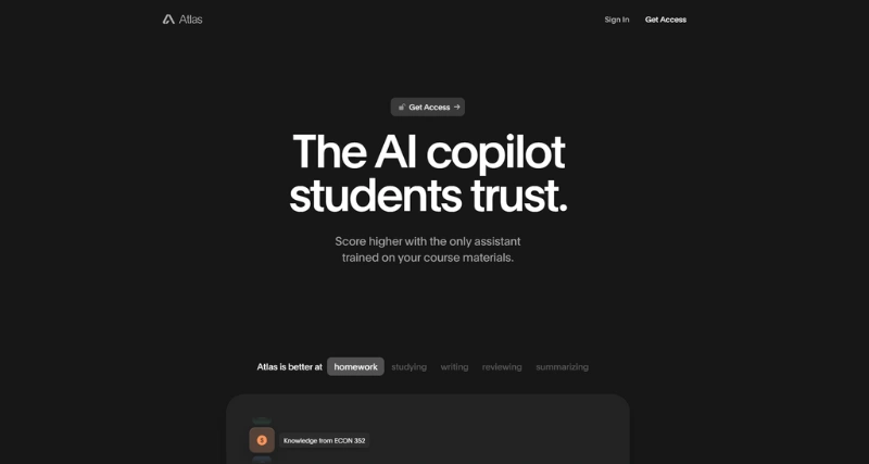 Atlas - AI Tool Preview