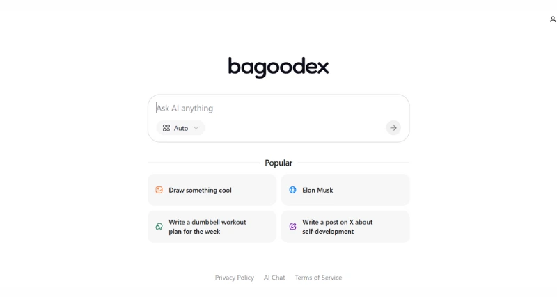 bagoodex - AI Tool Preview