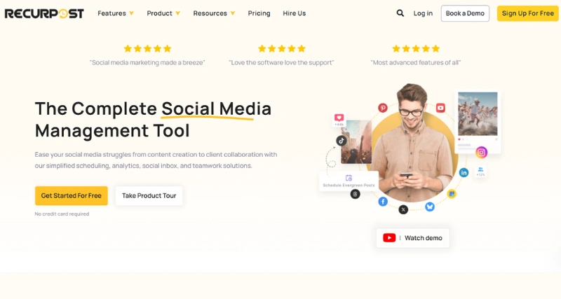 RecurPost - AI Tool Preview
