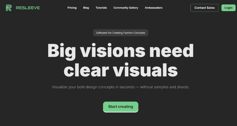 Resleeve - AI Tool Preview
