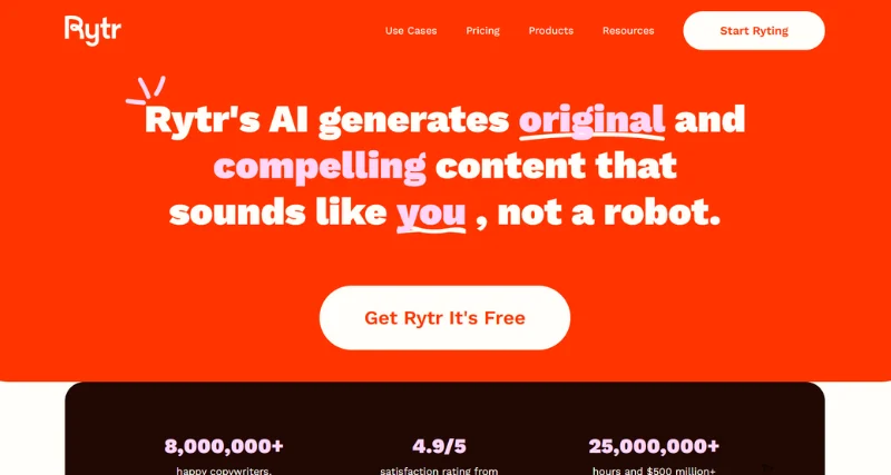 Rytr - AI Tool Preview