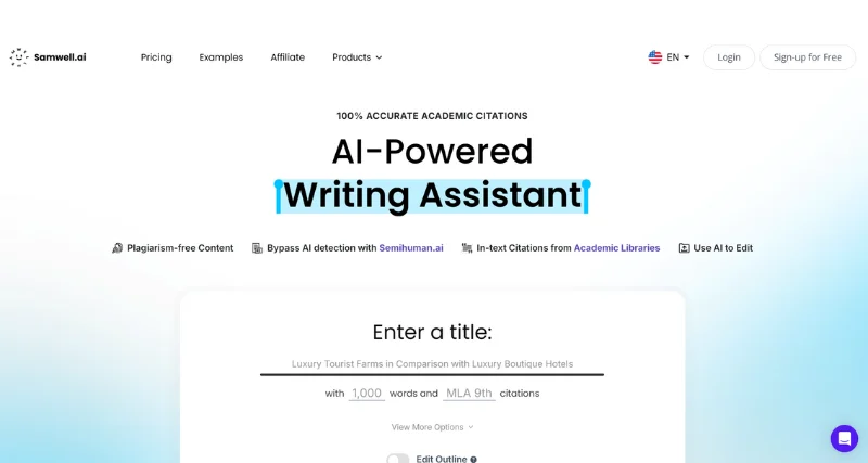 Samwell AI - AI Tool Preview