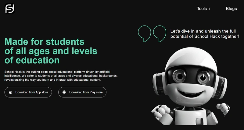 SchoolHack - AI Tool Preview