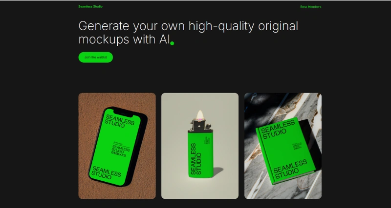 Seamless Studio - AI Tool Preview