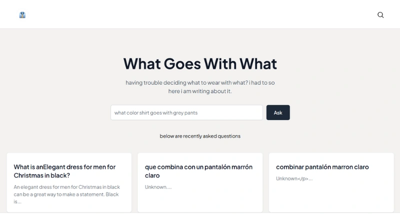 FashionAdvisorAI - AI Tool Preview