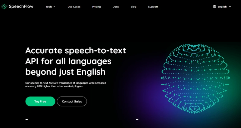 SpeechFlow - AI Tool Preview