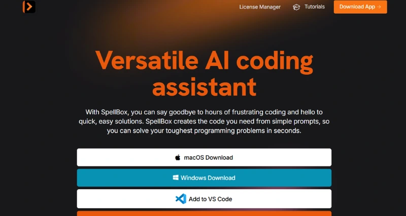 Spellbox - AI Tool Preview