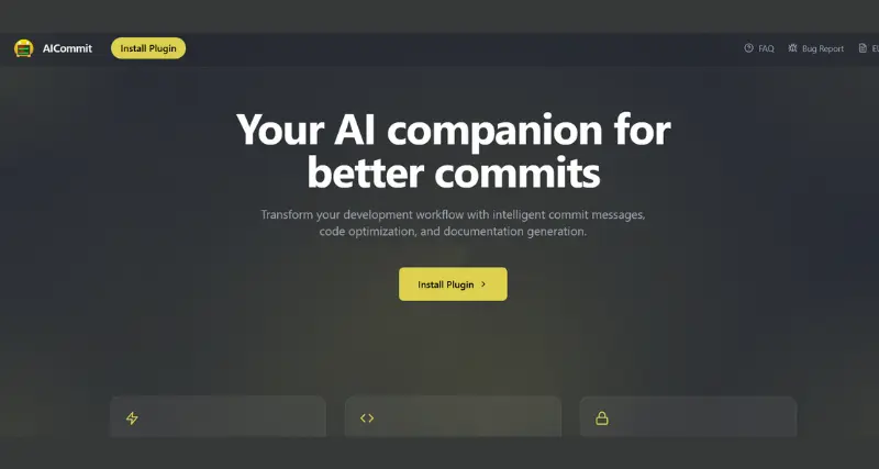 aicommit - AI Tool Preview