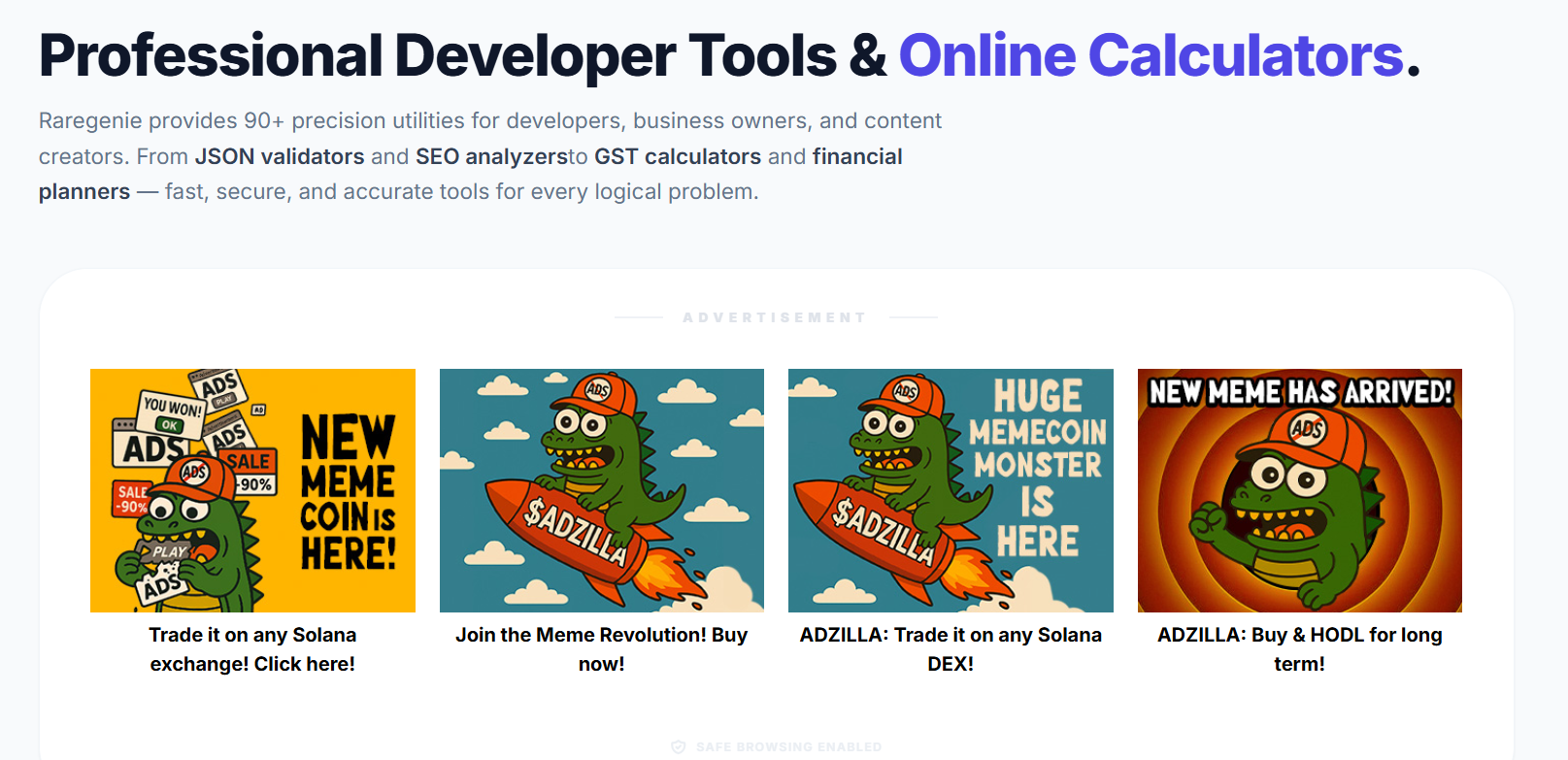 raregenie - AI Tool Preview
