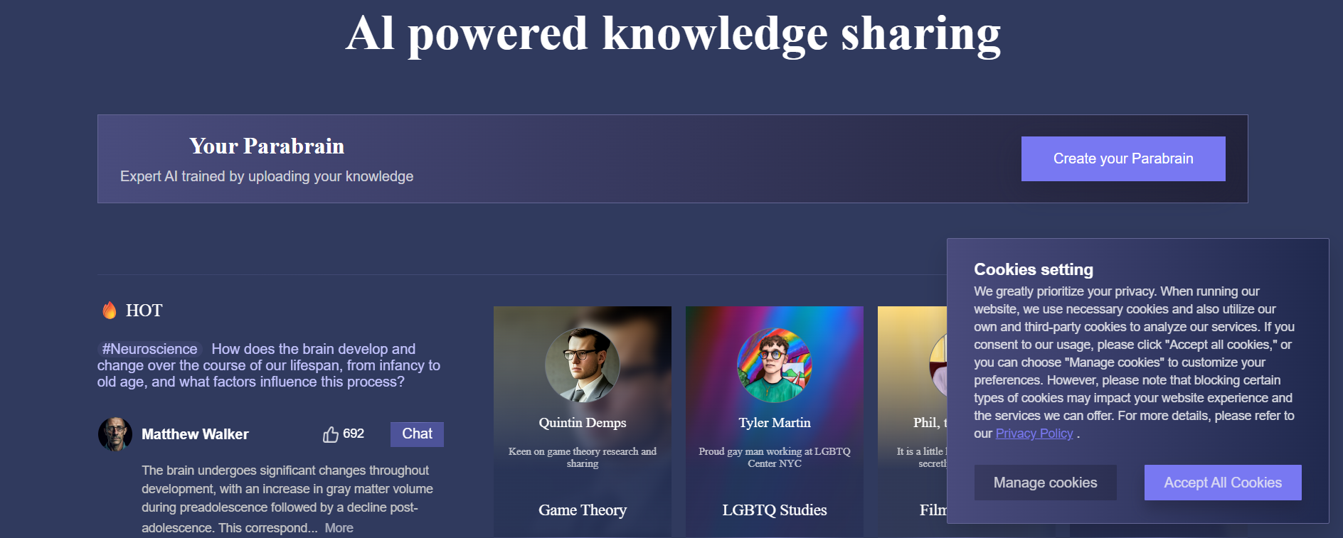 parabrain - AI Tool Preview