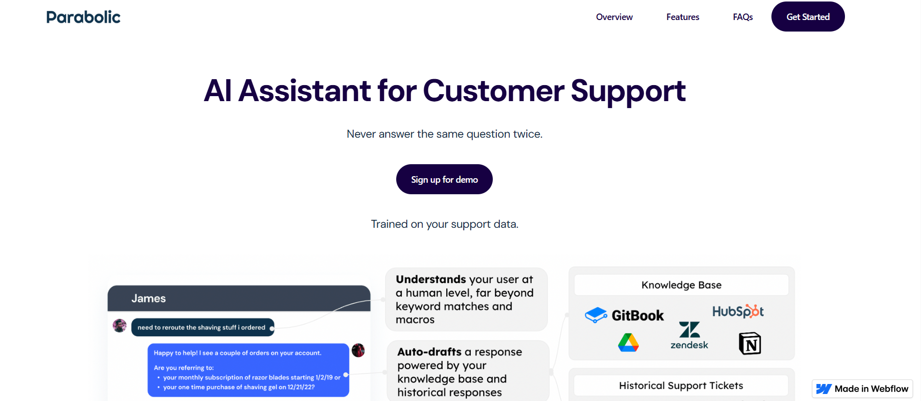 parabolic - AI Tool Preview