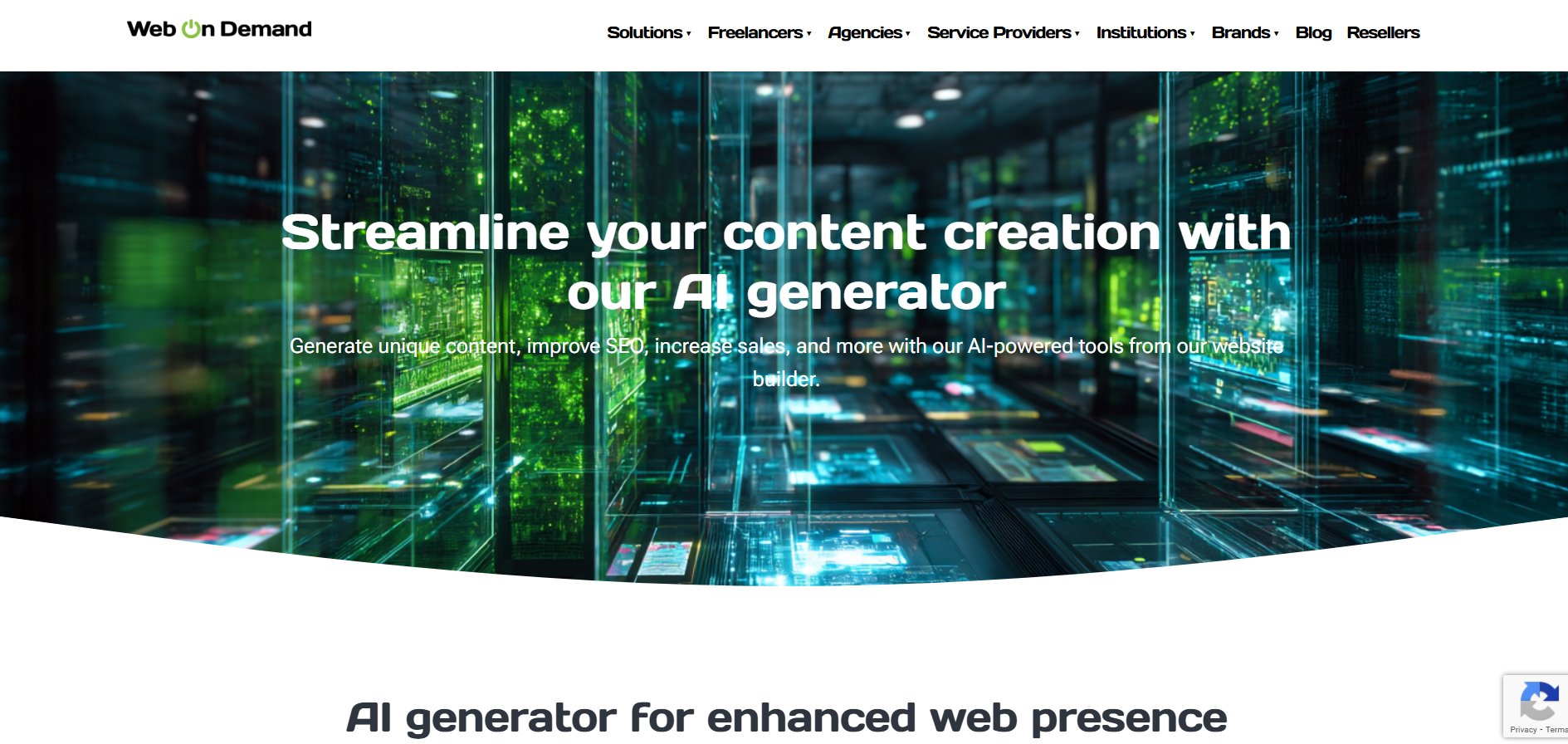 Web on Demand - AI Tool Preview
