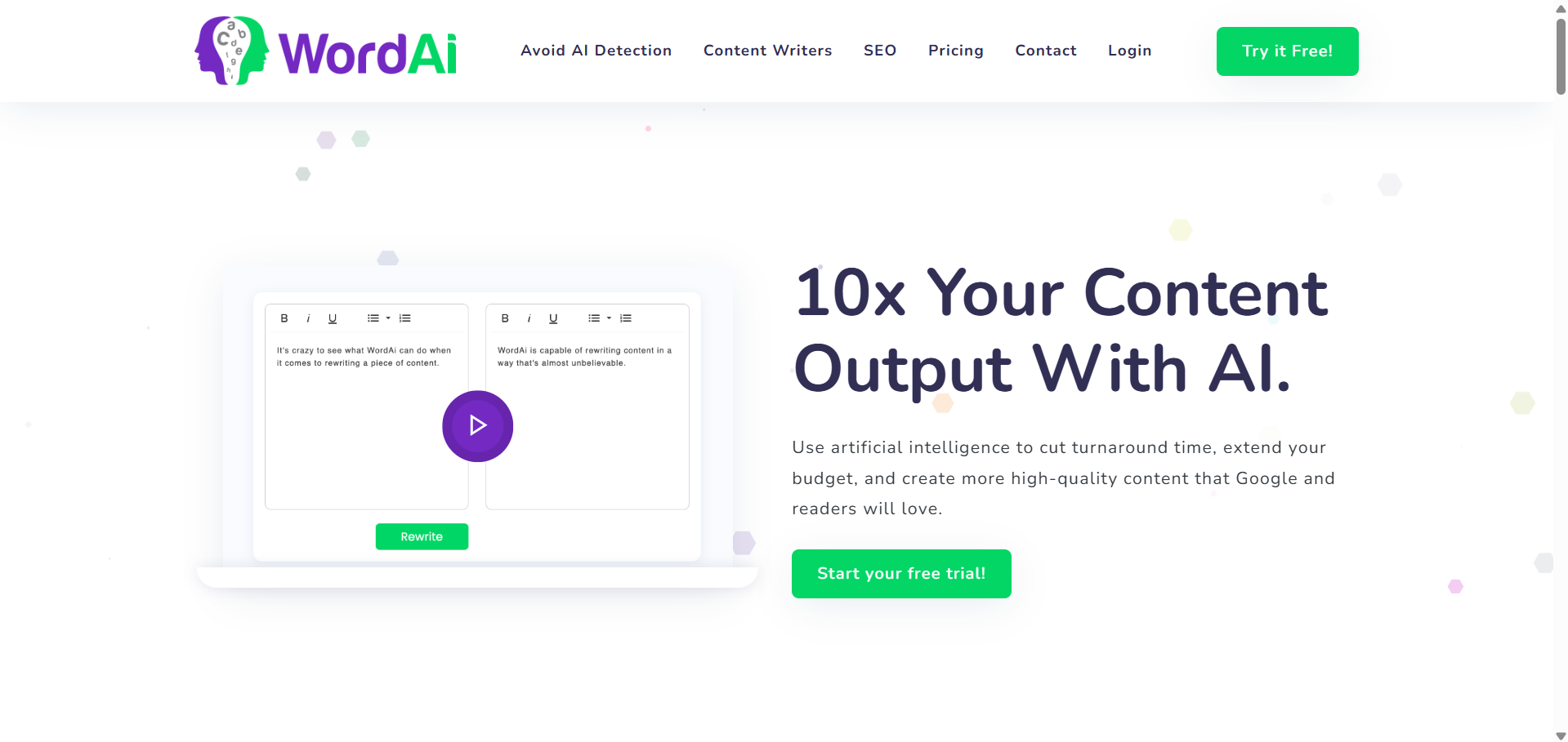 WordAI - AI Tool Preview