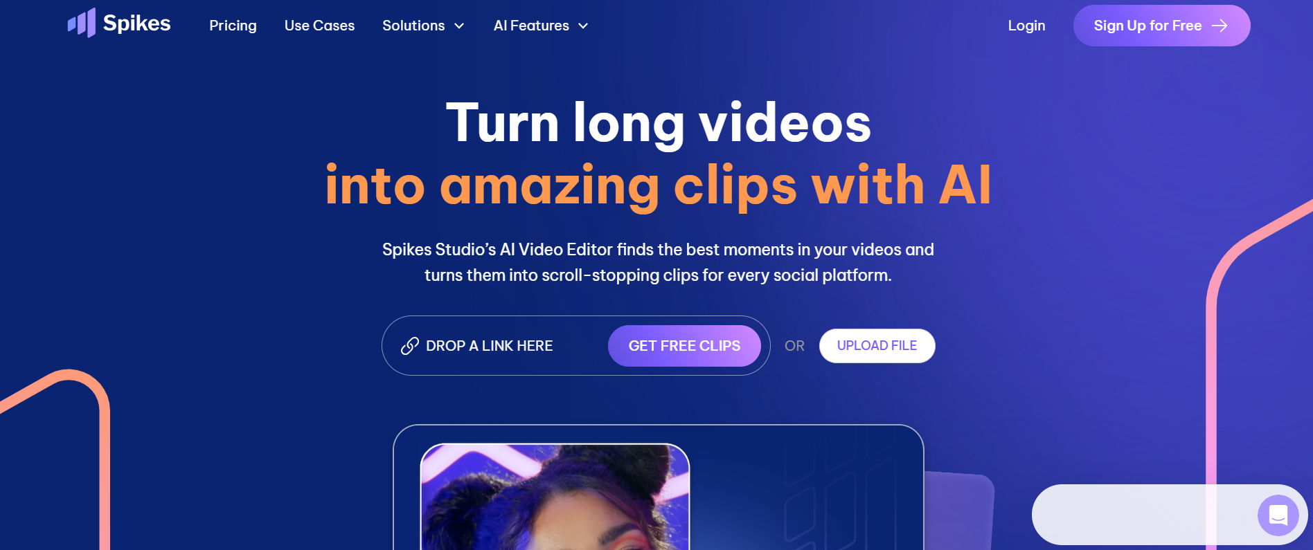 Spikes Studio - AI Tool Preview