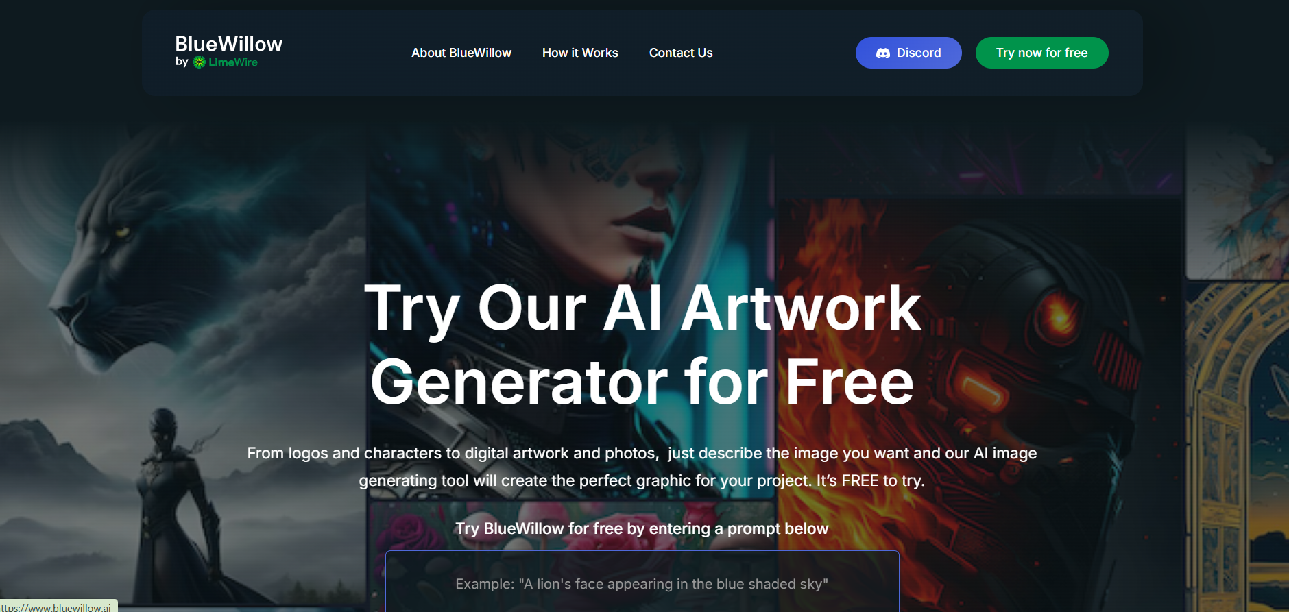 BlueWillow - AI Tool Preview