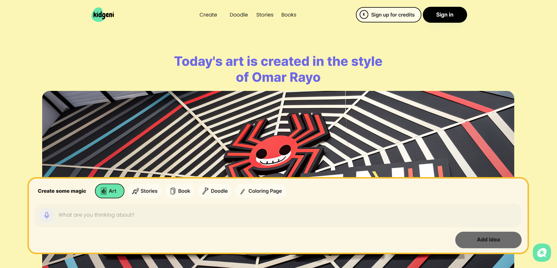 Kidgeni - AI Tool Preview