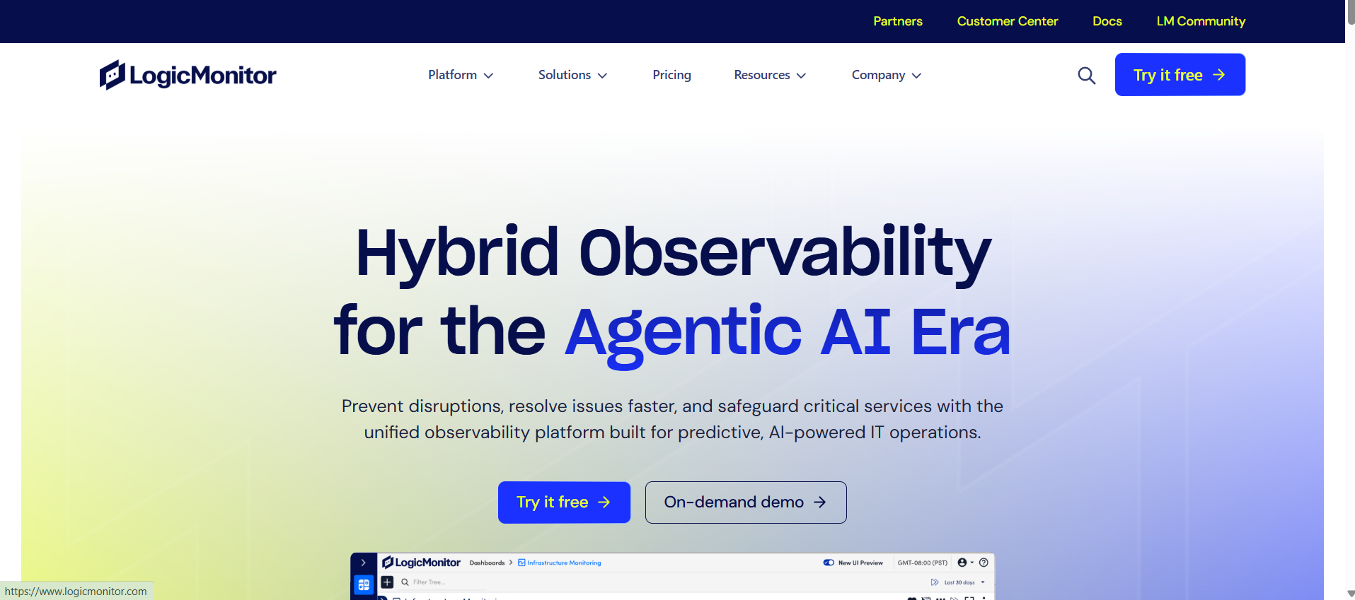 logicmonitor - AI Tool Preview