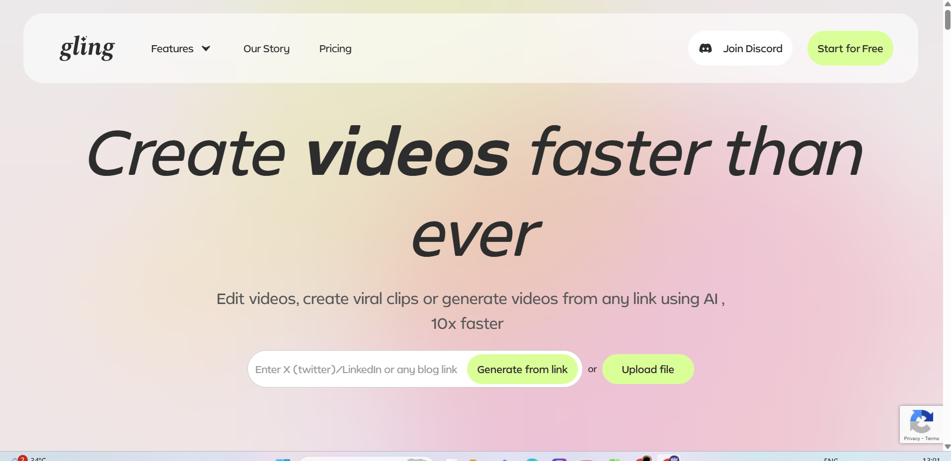 gling - AI Tool Preview